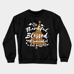 Thankful Leopard Tree - Holiday Charm Crewneck Sweatshirt